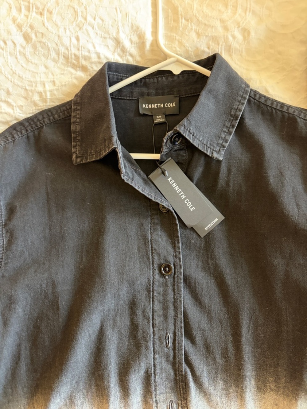 Kenneth Cole Charcoal Button-Down Shirt